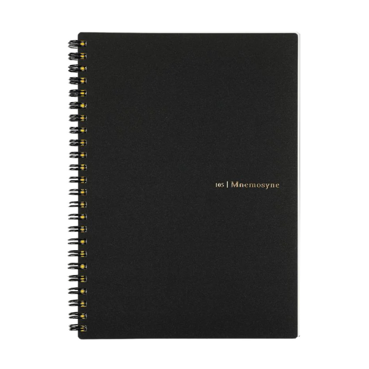 Maruman Mnemosyne A5 Notebook - Dot Grid (Black)