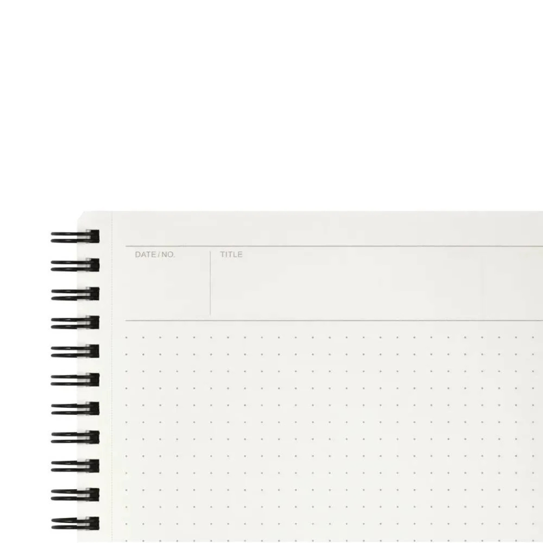 Maruman Mnemosyne A5 Notebook - Dot Grid (Black)