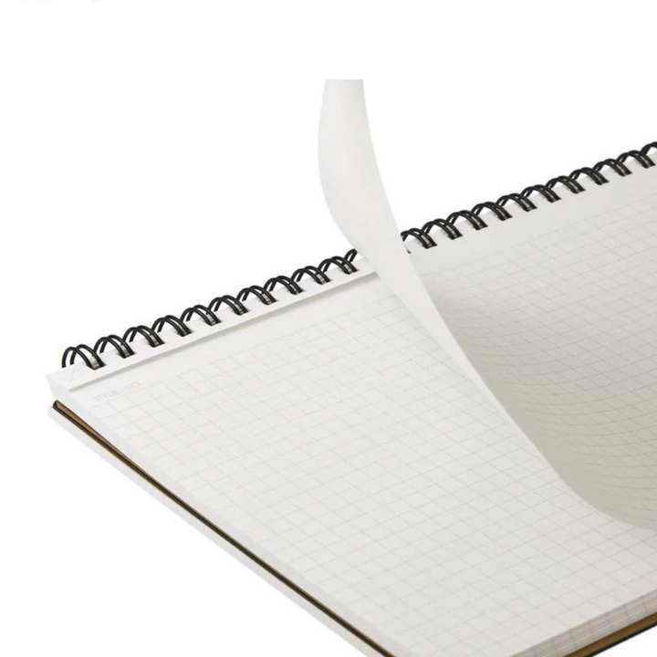 Maruman Mnemosyne A5 Notebook in Landscape / Blank (Black) — Maruman notes/memos — premium stationery and lifestyle, at Cityluxe Singapore