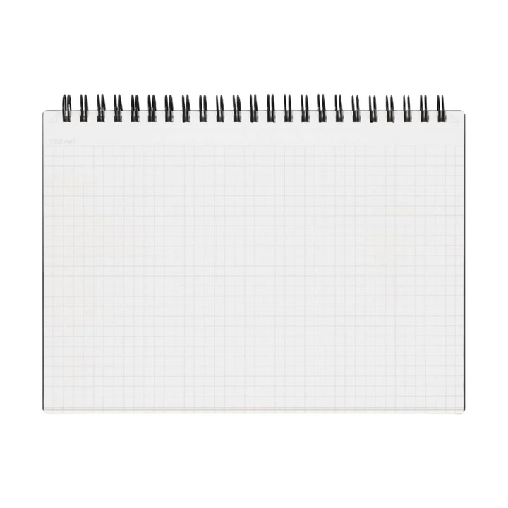 Maruman Mnemosyne A5 Notebook in Landscape / Graph (Black) — Maruman notes/memos — premium stationery and lifestyle, at Cityluxe Singapore