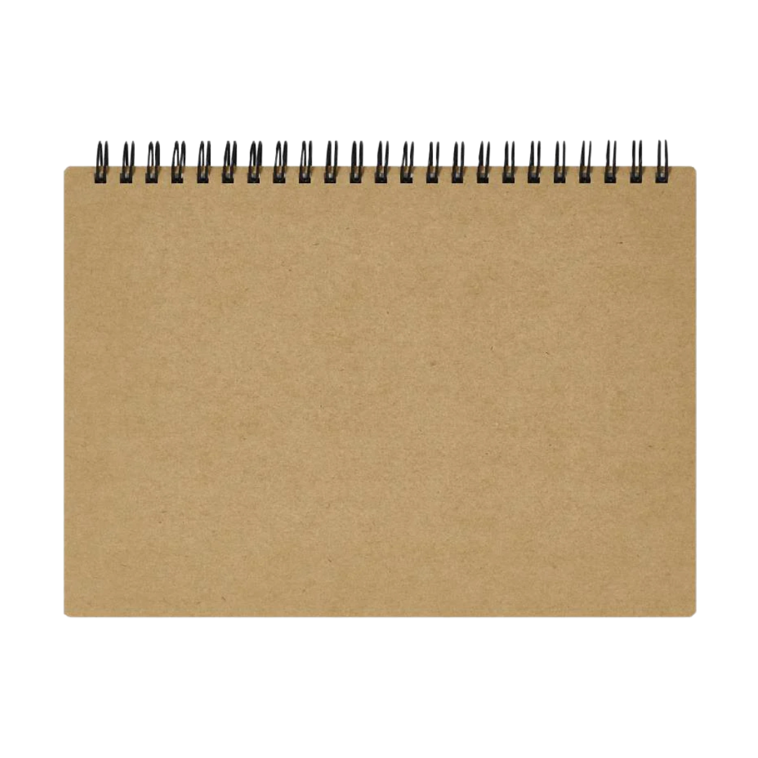 Maruman Mnemosyne A5 Notebook in Landscape / Graph (Black) — Maruman notes/memos — premium stationery and lifestyle, at Cityluxe Singapore