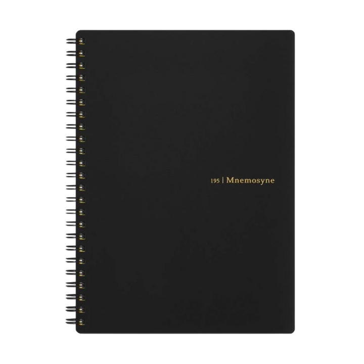 Maruman Mnemosyne A5 Notebook in Lined (Black) — Maruman notes/memos — premium stationery and lifestyle, at Cityluxe Singapore