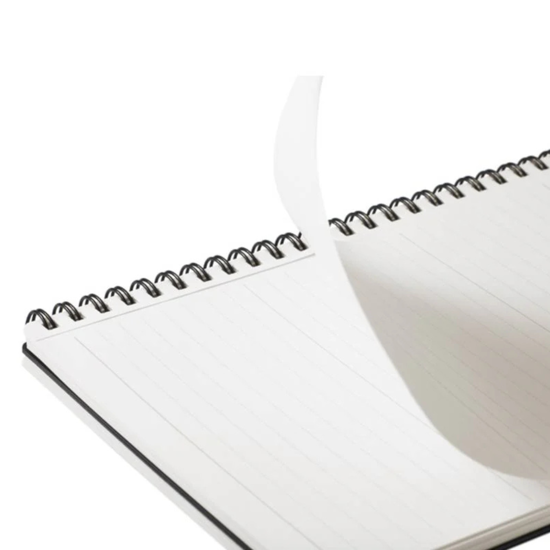 Maruman Mnemosyne A5 Notebook in Lined (Black) — Maruman notes/memos — premium stationery and lifestyle, at Cityluxe Singapore