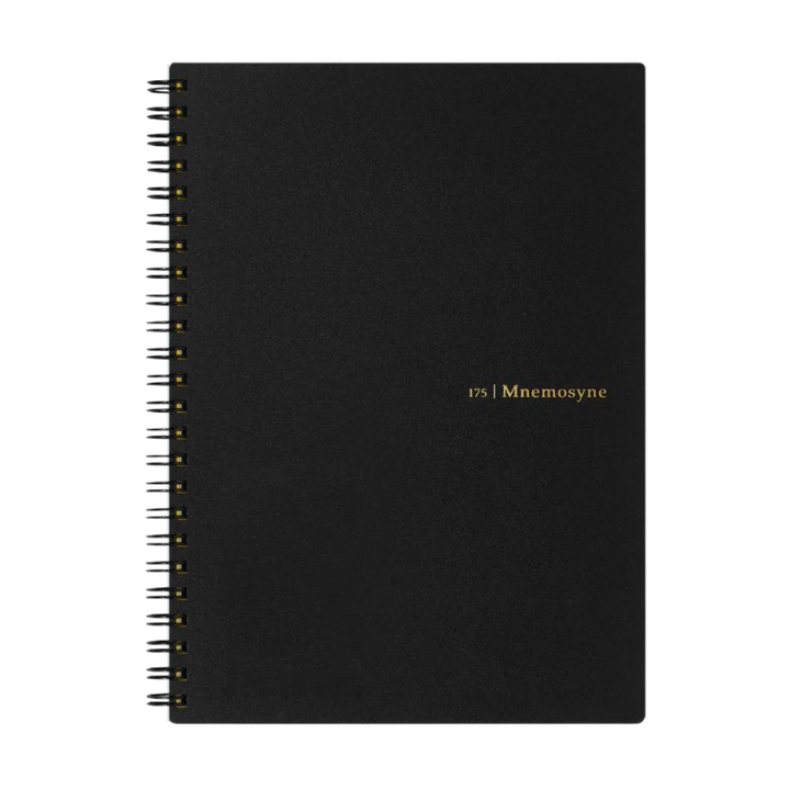 Maruman Mnemosyne A5 Notebook in Ruled (Black) — Maruman notes/memos — premium stationery and lifestyle, at Cityluxe Singapore