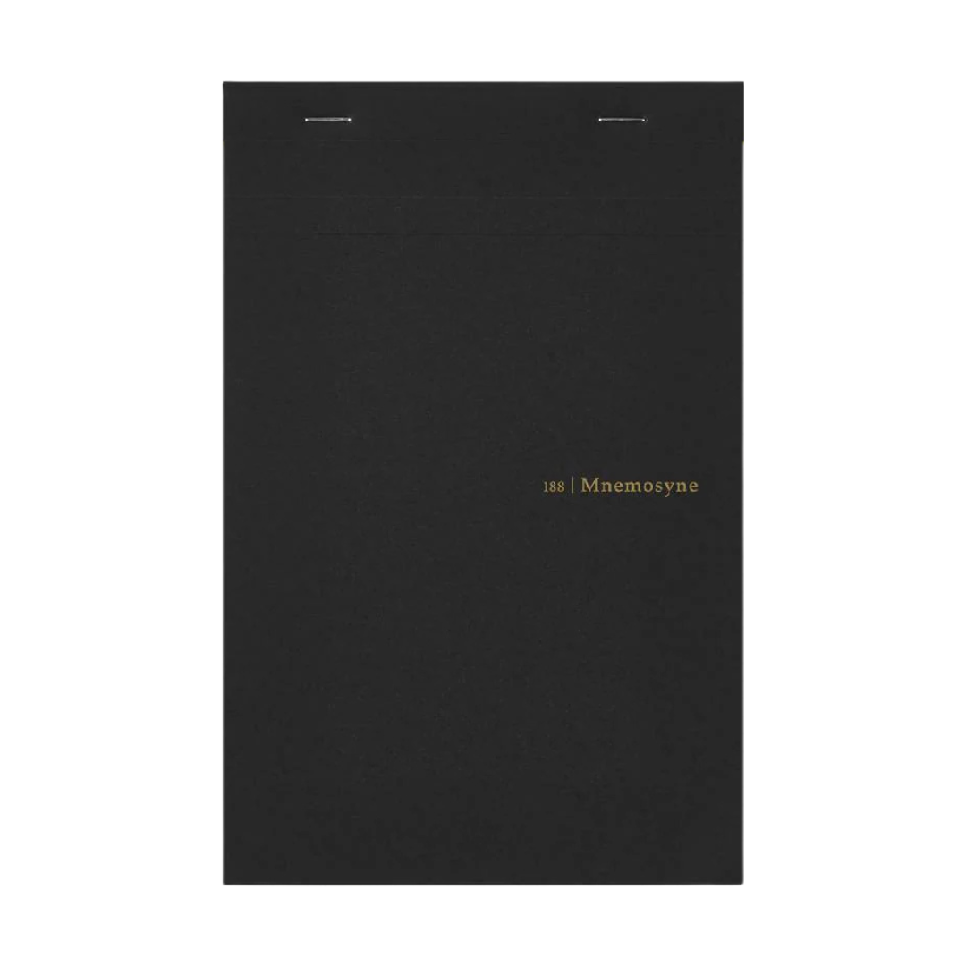 Maruman Mnemosyne A5 Notepad in Graph (Black) — Maruman notes/memos — premium stationery and lifestyle, at Cityluxe Singapore