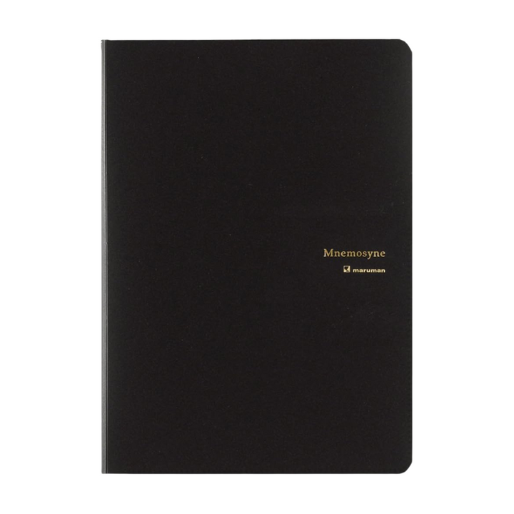 Maruman Mnemosyne Notepad Holder with A5 Graph Notepad (Black) — Maruman notes/memos — premium stationery and lifestyle, at Cityluxe Singapore