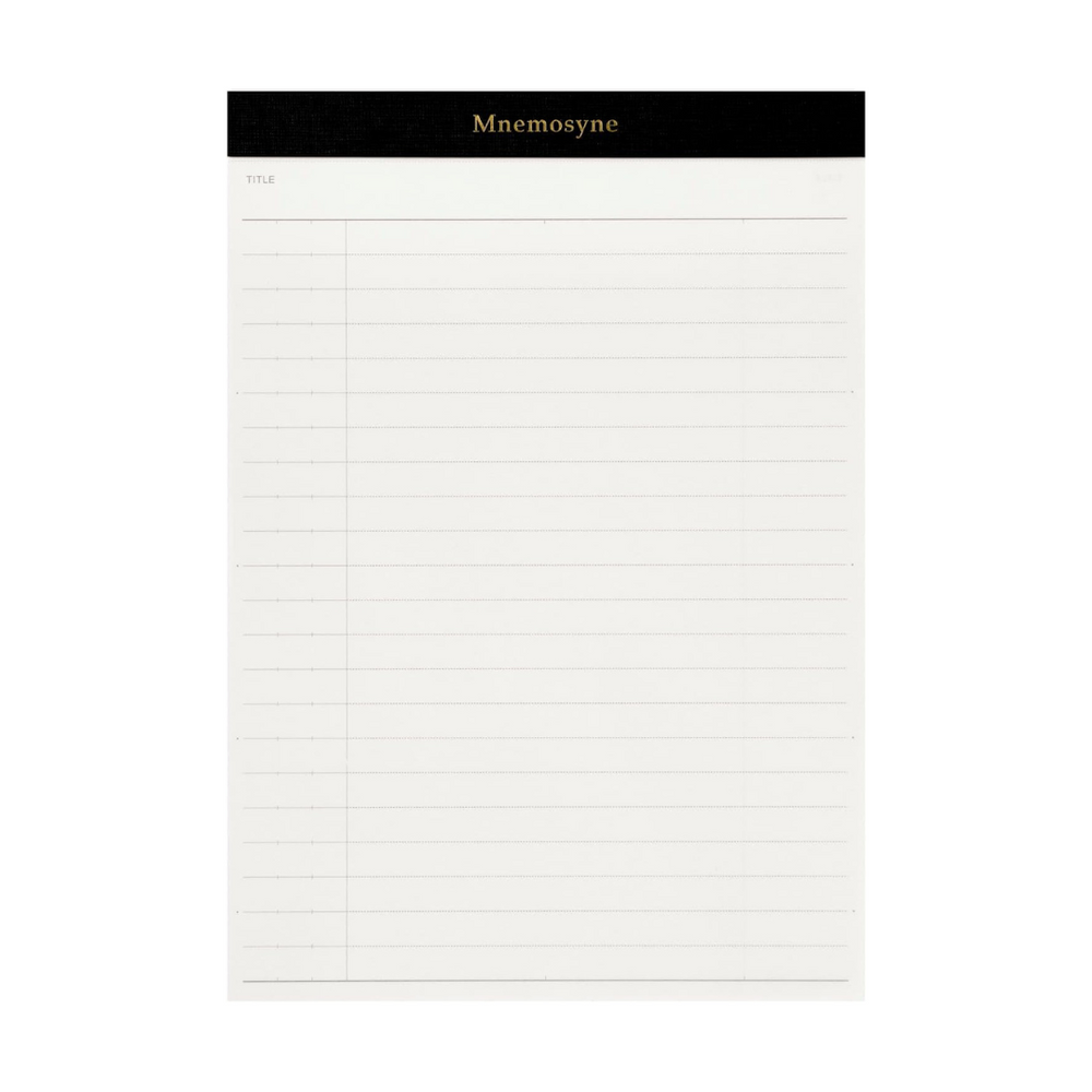 Maruman Mnemosyne A5 Notepad Refill in Ruled / Pack of 3 — Maruman notes/memos — premium stationery and lifestyle, at Cityluxe Singapore