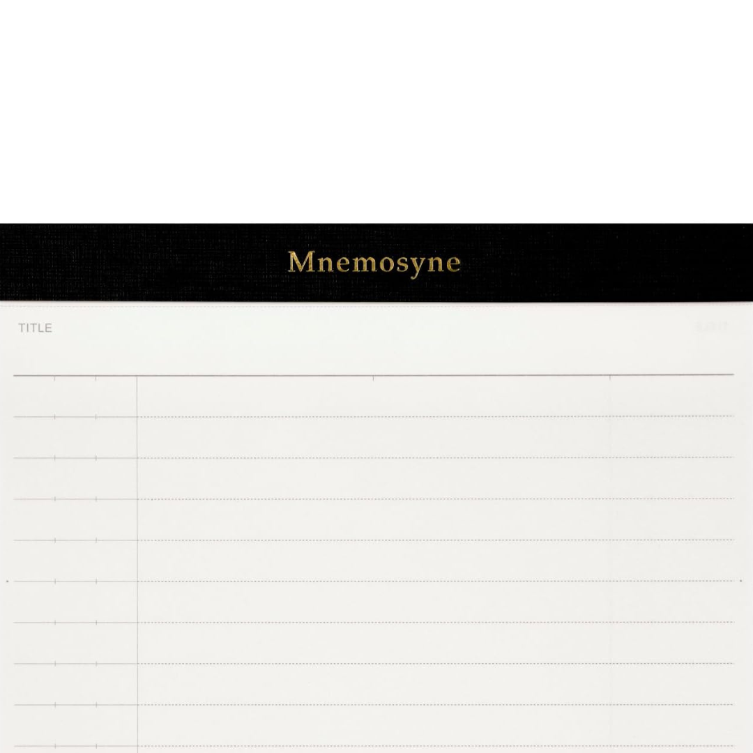 Maruman Mnemosyne A5 Notepad Refill in Ruled / Pack of 3 — Maruman notes/memos — premium stationery and lifestyle, at Cityluxe Singapore