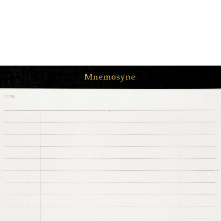 Maruman Mnemosyne A5 Notepad Refill in Ruled / Pack of 3 — Maruman notes/memos — premium stationery and lifestyle, at Cityluxe Singapore