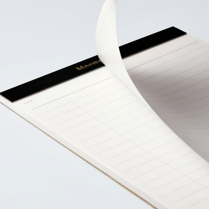 Maruman Mnemosyne A5 Notepad Refill in Ruled / Pack of 3 — Maruman notes/memos — premium stationery and lifestyle, at Cityluxe Singapore