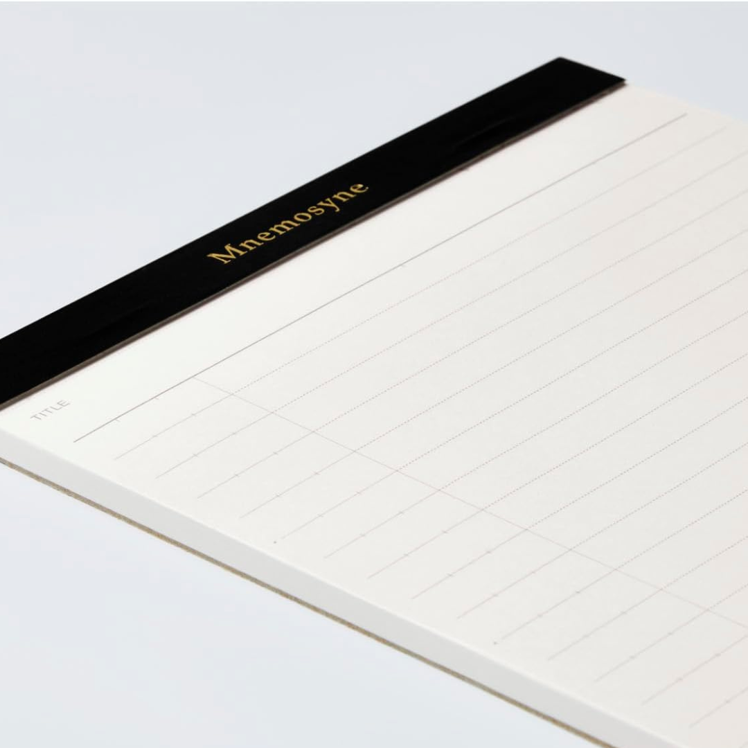 Maruman Mnemosyne A5 Notepad Refill in Ruled / Pack of 3 — Maruman notes/memos — premium stationery and lifestyle, at Cityluxe Singapore