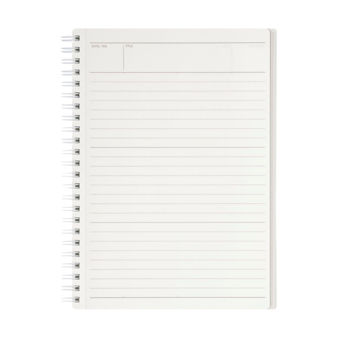 Maruman Mnemosyne A5 Softcover Notebook in Light Gray — Maruman notes/memos — premium stationery and lifestyle, at Cityluxe Singapore