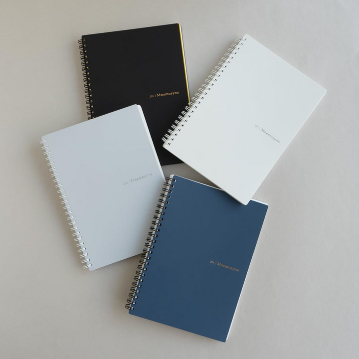 Maruman Mnemosyne A5 Softcover Notebook in Light Gray — Maruman notes/memos — premium stationery and lifestyle, at Cityluxe Singapore