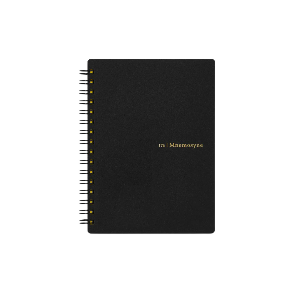 Maruman Mnemosyne A6 Notebook in Lined (Black) — Maruman notes/memos — premium stationery and lifestyle, at Cityluxe Singapore