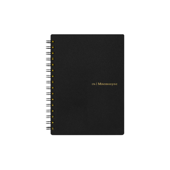 Maruman Mnemosyne A6 Notebook in Lined (Black) — Maruman notes/memos — premium stationery and lifestyle, at Cityluxe Singapore