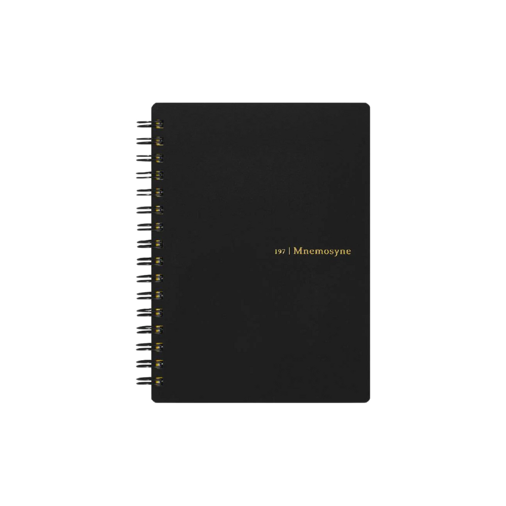 Maruman Mnemosyne A6 Notebook in Ruled (Black) — Maruman notes/memos — premium stationery and lifestyle, at Cityluxe Singapore