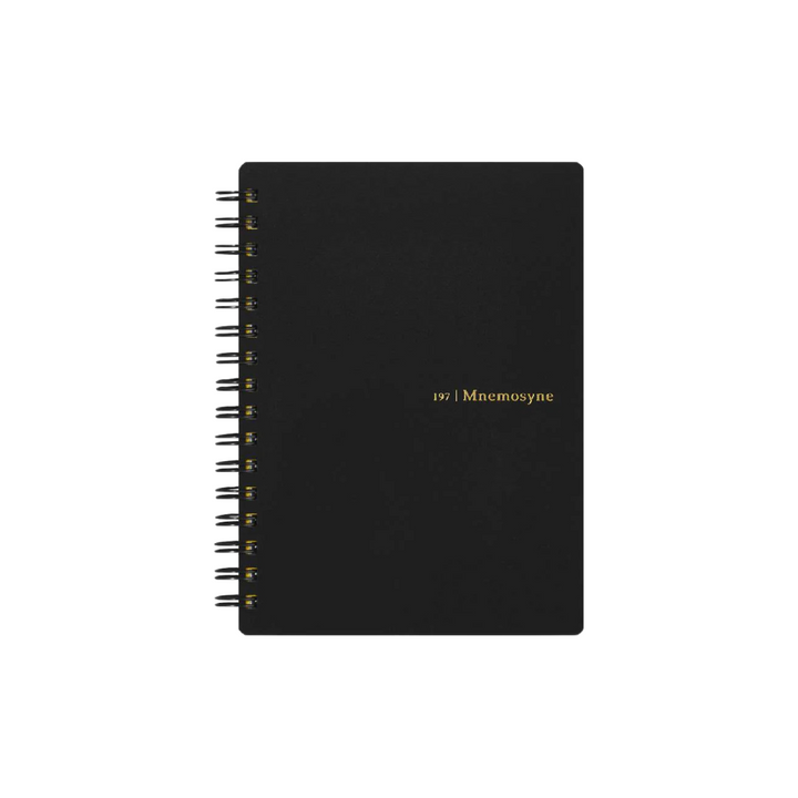 Maruman Mnemosyne A6 Notebook in Ruled (Black) — Maruman notes/memos — premium stationery and lifestyle, at Cityluxe Singapore