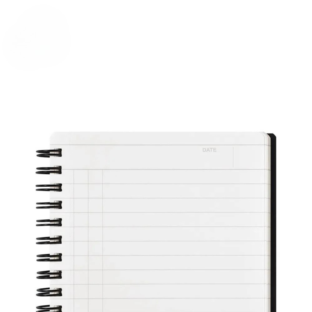 Maruman Mnemosyne A6 Notebook in Ruled (Black) — Maruman notes/memos — premium stationery and lifestyle, at Cityluxe Singapore