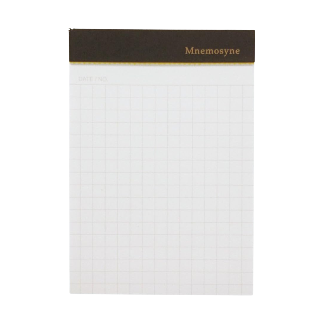 Maruman Mnemosyne A7 Memo Pad in Graph (Black) — Maruman notes/memos — premium stationery and lifestyle, at Cityluxe Singapore
