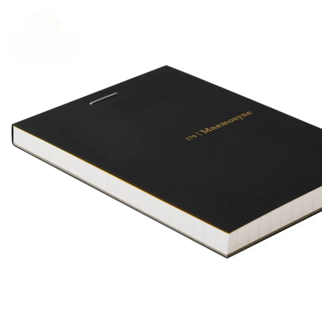 Maruman Mnemosyne A7 Memo Pad in Graph (Black) — Maruman notes/memos — premium stationery and lifestyle, at Cityluxe Singapore