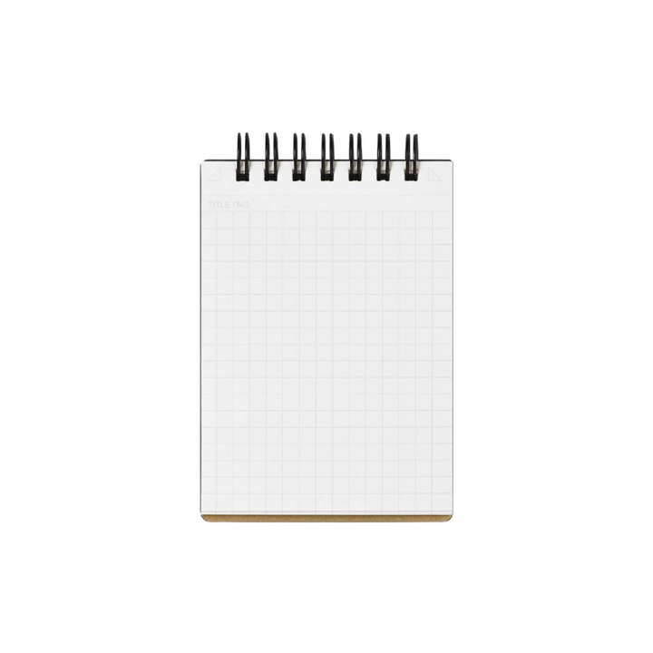 Maruman Mnemosyne A7 Twin Ring Memo Pad in Graph (Black) — Maruman notes/memos — premium stationery and lifestyle, at Cityluxe Singapore