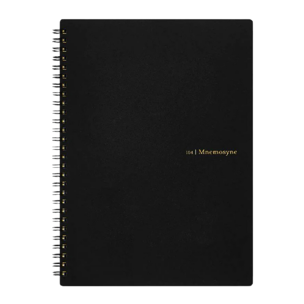 Maruman Mnemosyne B5 Notebook in Dot Grid (Black) — Maruman notes/memos — premium stationery and lifestyle, at Cityluxe Singapore