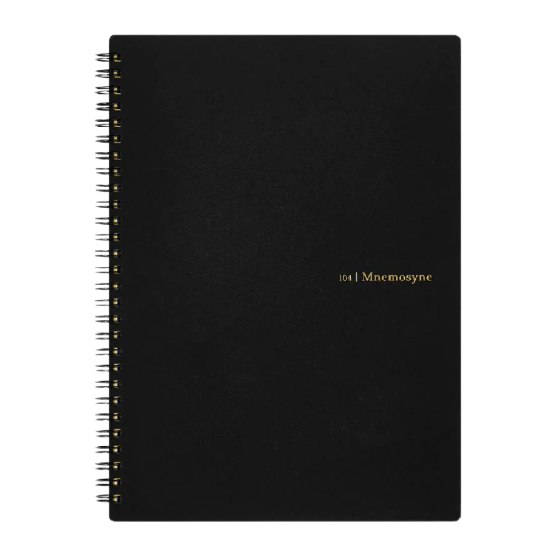 Maruman Mnemosyne B5 Notebook in Dot Grid (Black) — Maruman notes/memos — premium stationery and lifestyle, at Cityluxe Singapore