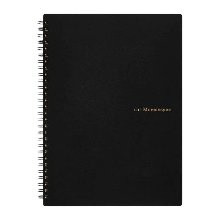 Maruman Mnemosyne B5 Notebook in Dot Grid (Black) — Maruman notes/memos — premium stationery and lifestyle, at Cityluxe Singapore