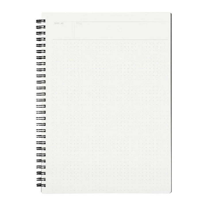 Maruman Mnemosyne B5 Notebook in Dot Grid (Black) — Maruman notes/memos — premium stationery and lifestyle, at Cityluxe Singapore