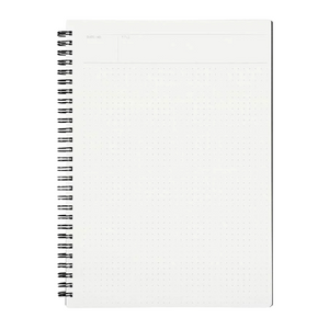 Maruman Mnemosyne B5 Notebook - Dot Grid (Black)