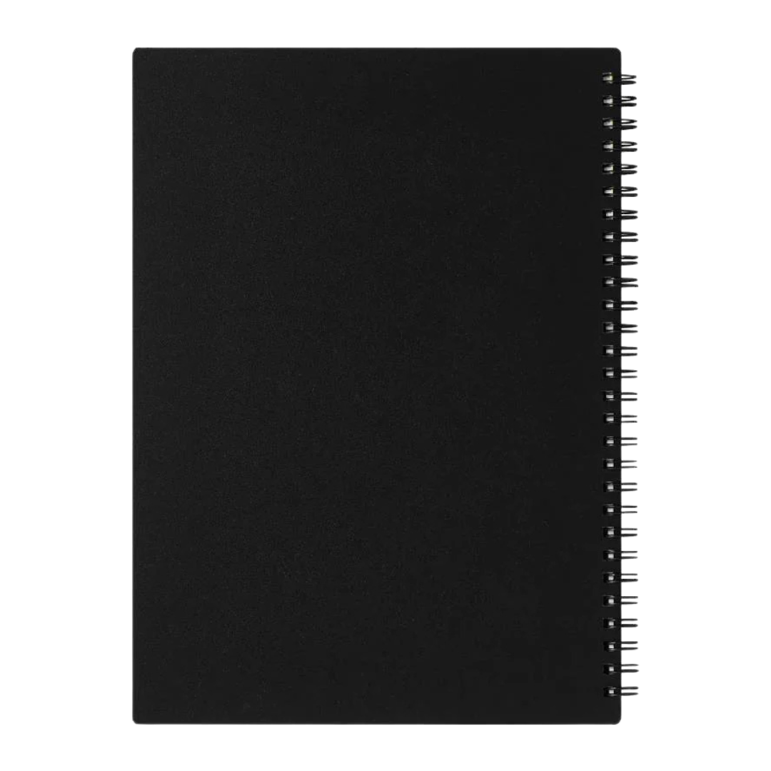 Maruman Mnemosyne B5 Notebook in Dot Grid (Black) — Maruman notes/memos — premium stationery and lifestyle, at Cityluxe Singapore