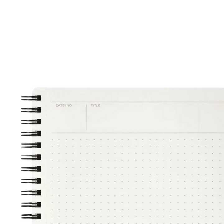 Maruman Mnemosyne B5 Notebook in Dot Grid (Black) — Maruman notes/memos — premium stationery and lifestyle, at Cityluxe Singapore