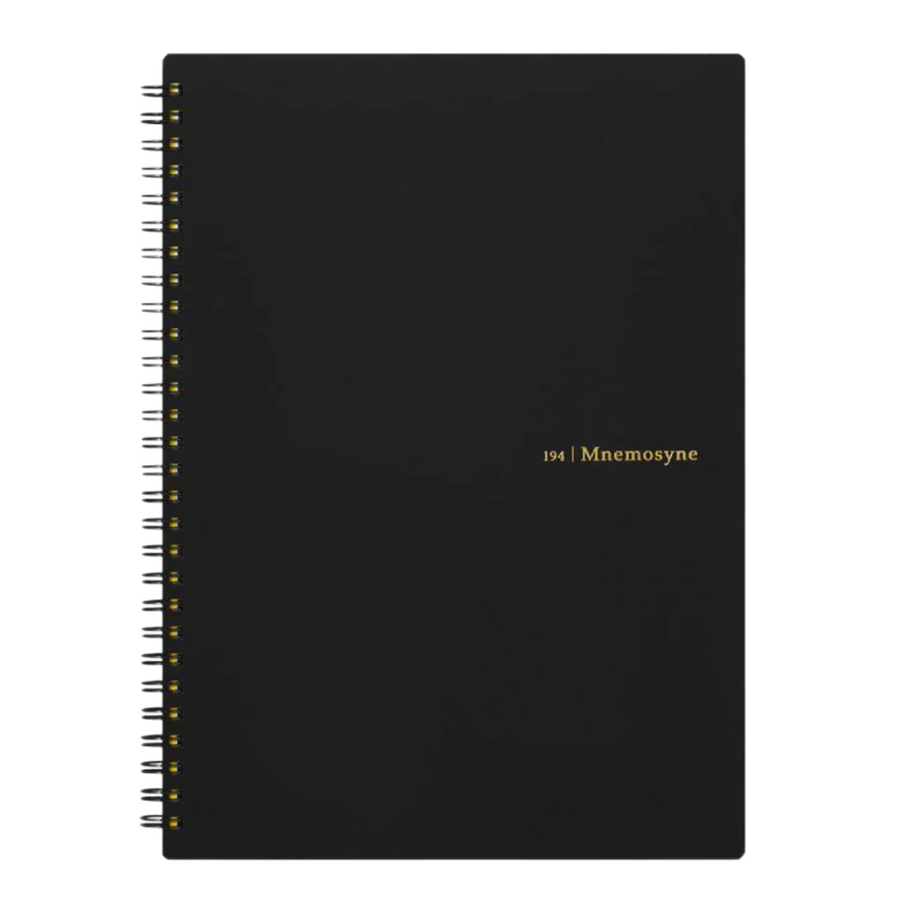 Maruman Mnemosyne B5 Notebook in Lined (Black) — Maruman notes/memos — premium stationery and lifestyle, at Cityluxe Singapore
