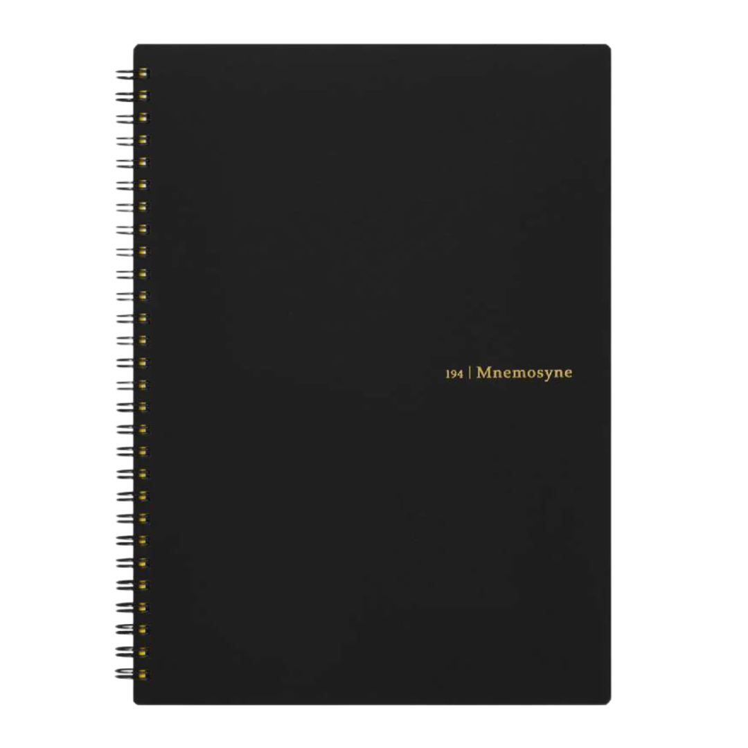 Maruman Mnemosyne B5 Notebook in Lined (Black) — Maruman notes/memos — premium stationery and lifestyle, at Cityluxe Singapore