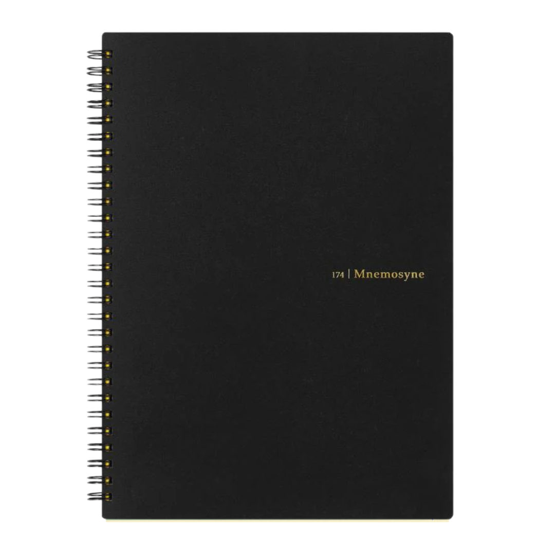 Maruman Mnemosyne B5 Notebook in Ruled (Black) — Maruman notes/memos — premium stationery and lifestyle, at Cityluxe Singapore