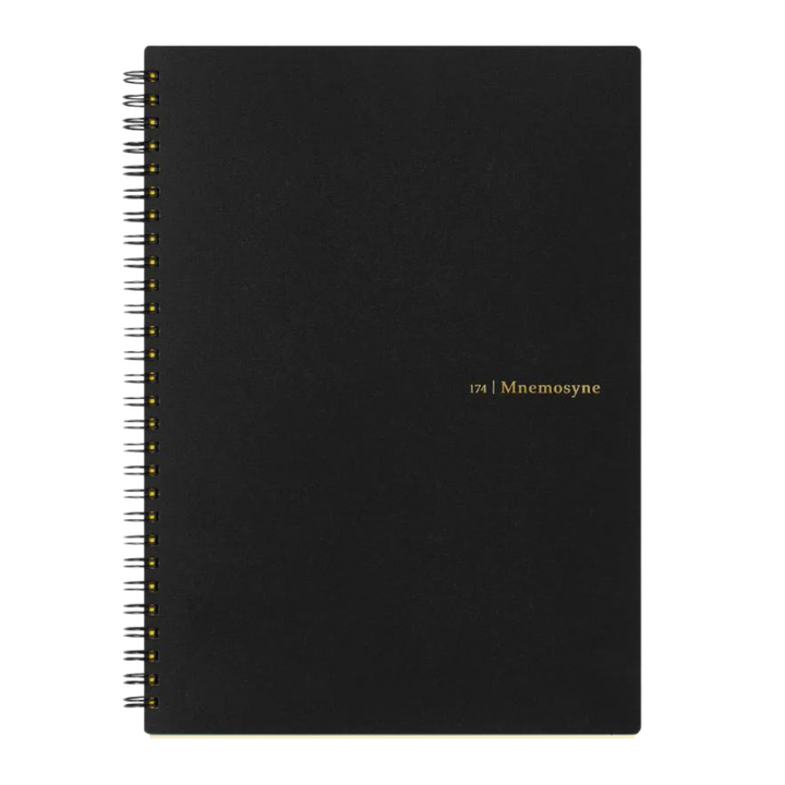 Maruman Mnemosyne B5 Notebook in Ruled (Black) — Maruman notes/memos — premium stationery and lifestyle, at Cityluxe Singapore