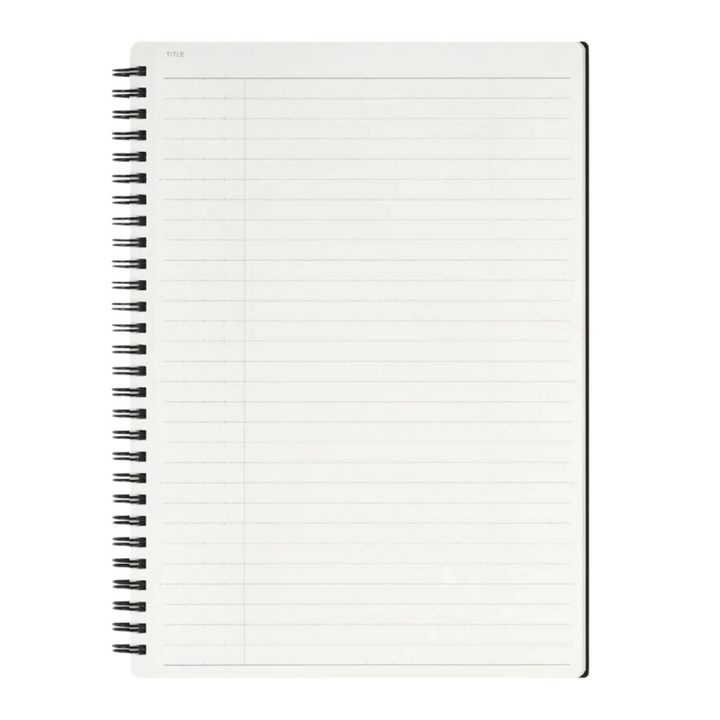 Maruman Mnemosyne B5 Notebook in Ruled (Black) — Maruman notes/memos — premium stationery and lifestyle, at Cityluxe Singapore