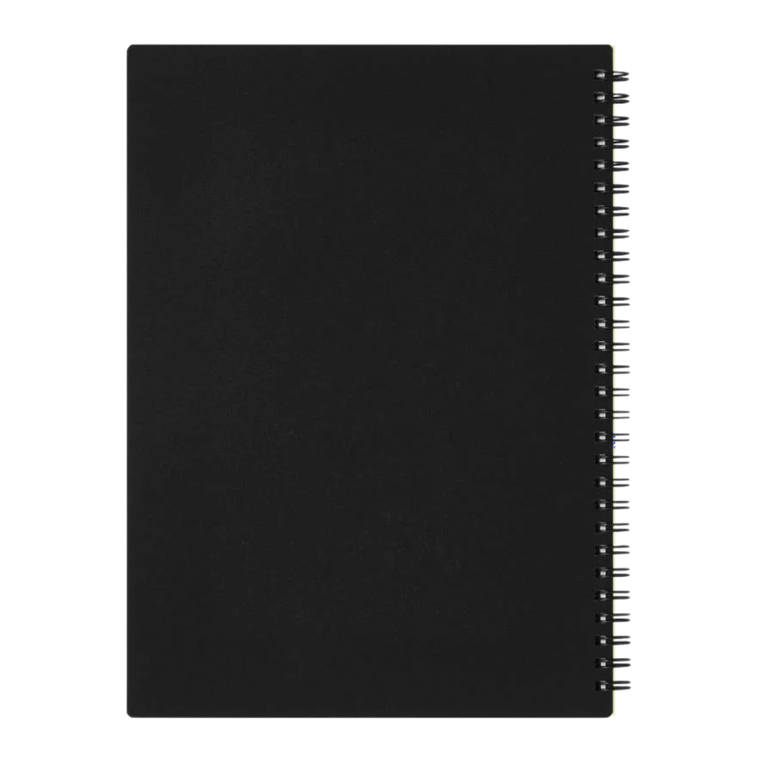 Maruman Mnemosyne B5 Notebook in Ruled (Black) — Maruman notes/memos — premium stationery and lifestyle, at Cityluxe Singapore