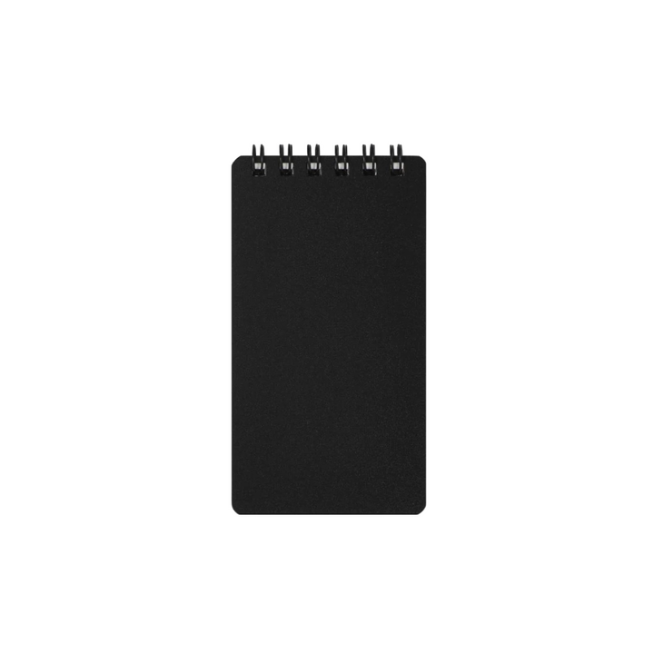Maruman Mnemosyne Modified A7 Twin Ring Memo Pad in Lined (Black) — Maruman notes/memos — premium stationery and lifestyle, at Cityluxe Singapore