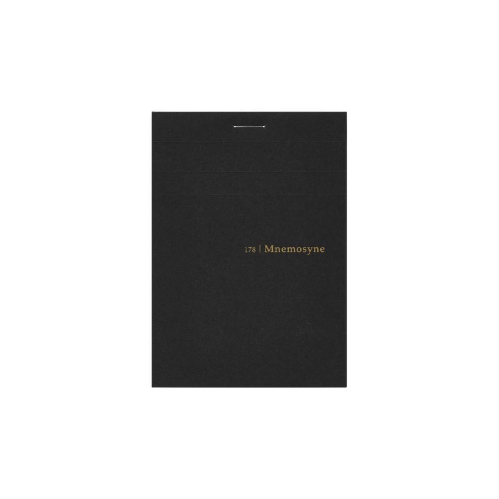 Maruman Mnemosyne Modified B7 Memo Pad in Graph (Black) — Maruman notes/memos — premium stationery and lifestyle, at Cityluxe Singapore
