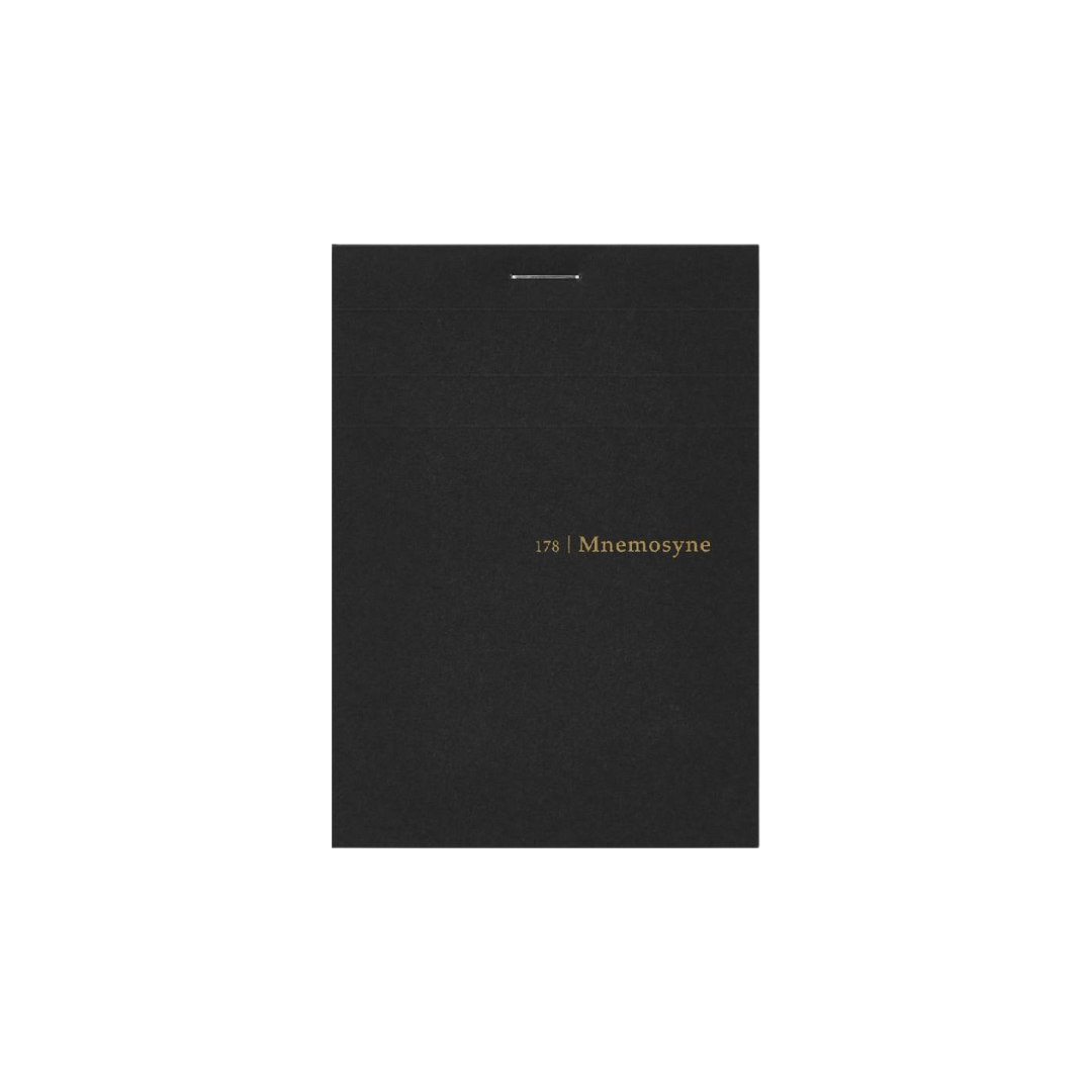 Maruman Mnemosyne Modified B7 Memo Pad in Graph (Black) — Maruman notes/memos — premium stationery and lifestyle, at Cityluxe Singapore