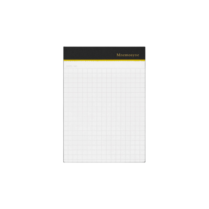 Maruman Mnemosyne Modified B7 Memo Pad in Graph (Black) — Maruman notes/memos — premium stationery and lifestyle, at Cityluxe Singapore