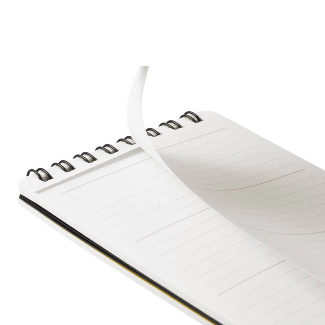 Maruman Mnemosyne Modified B7 Twin Ring Memo Pad in Lined (Black) — Maruman notes/memos — premium stationery and lifestyle, at Cityluxe Singapore