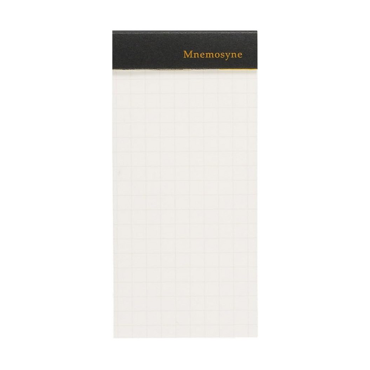Maruman Mnemosyne Modified A8 Memo Pad in Graph (Black) — Maruman notes/memos — premium stationery and lifestyle, at Cityluxe Singapore