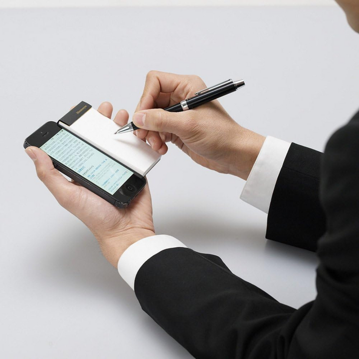 Maruman Mnemosyne Modified A8 Memo Pad in Graph (Black) — Maruman notes/memos — premium stationery and lifestyle, at Cityluxe Singapore