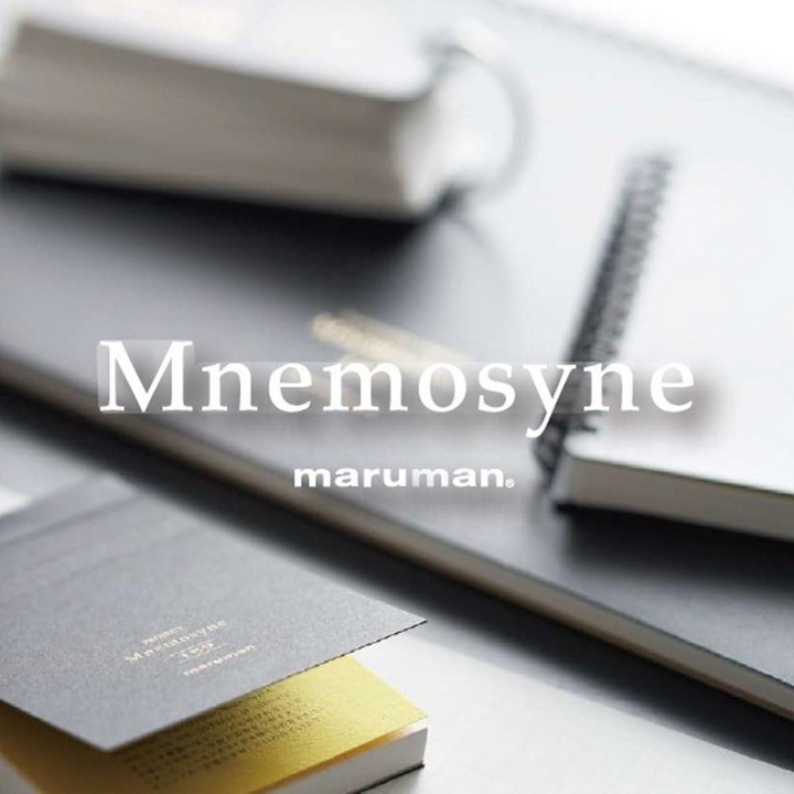 Maruman Mnemosyne Modified A8 Memo Pad in Graph (Black) — Maruman notes/memos — premium stationery and lifestyle, at Cityluxe Singapore