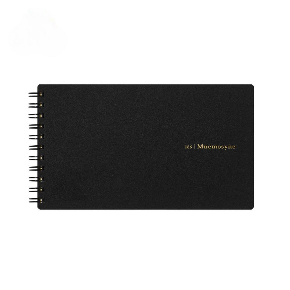 Maruman Mnemosyne Notebook in Horizontal (Black) — Maruman notes/memos — premium stationery and lifestyle, at Cityluxe Singapore