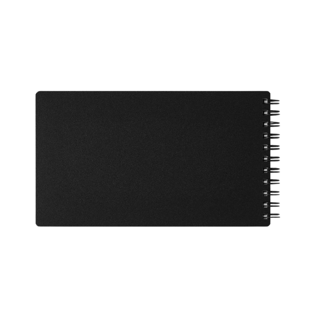 Maruman Mnemosyne Notebook in Horizontal (Black) — Maruman notes/memos — premium stationery and lifestyle, at Cityluxe Singapore