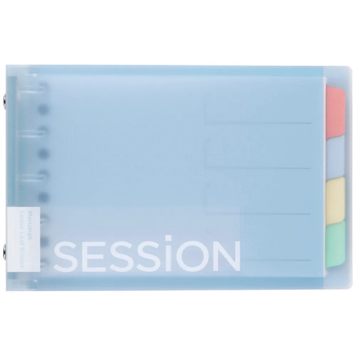 Maruman Mini size Binder SESSiON MINI Blue Sky — Maruman binder — premium stationery and lifestyle, at Cityluxe Singapore