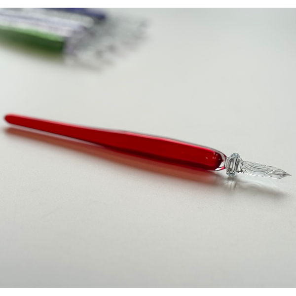 Load image into Gallery viewer, Matsubokkuri Red Glass Fountain Pen - Cherry [Pre-Order]
